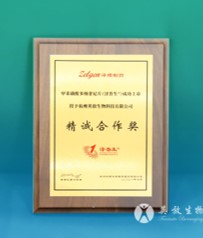 Sincere Cooperation Award